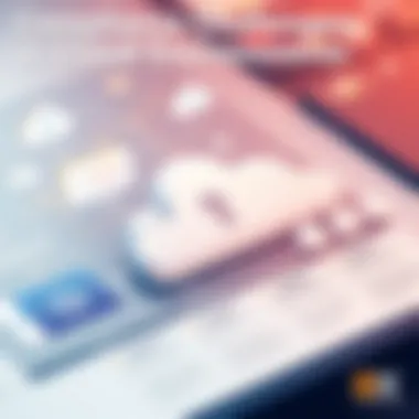 An infographic illustrating compliance challenges in cloud environments