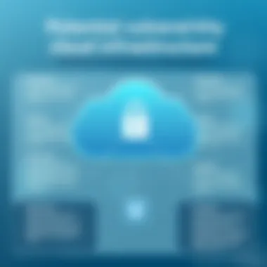 A diagram highlighting potential vulnerabilities in cloud infrastructure