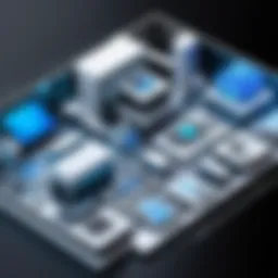 An architectural diagram illustrating the structure of Virtual Desktop Infrastructure.