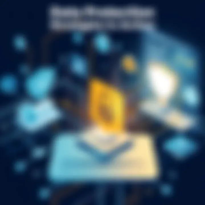 Data Protection Strategies in Action Visual representation of data protection