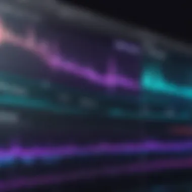 Audio editing section in Adobe Premiere with waveforms displayed