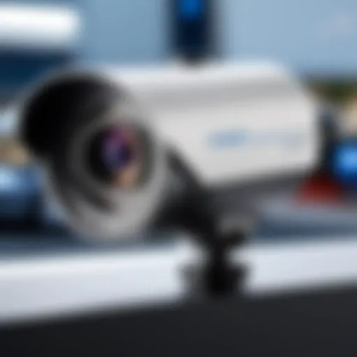 High-resolution Avigilon CCTV camera showcasing advanced optics