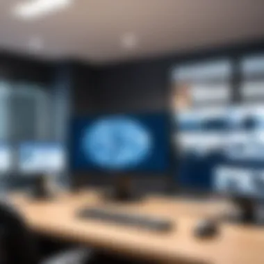 Professional Security Setup with Avigilon Avigilon CCTV camera in a professional security setup