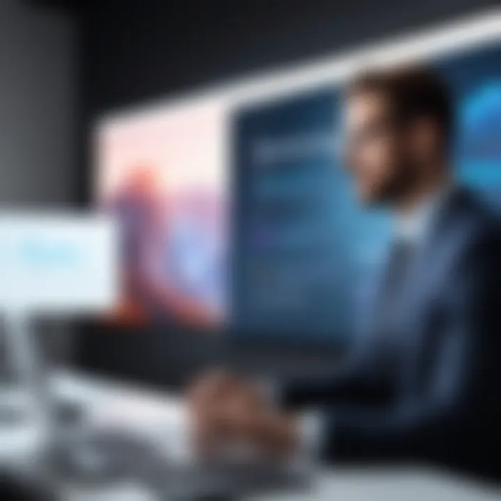 Engaging webinar in progress with a focus on interactive features