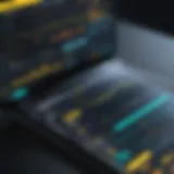 User interface of Binance Pro showcasing trading tools