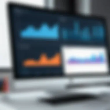 Graphical representation of data trends and patterns.