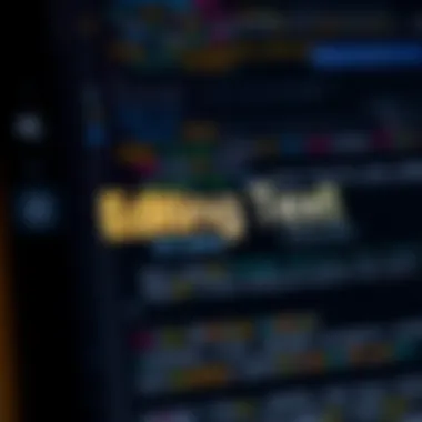 Text editing feature in Lumin