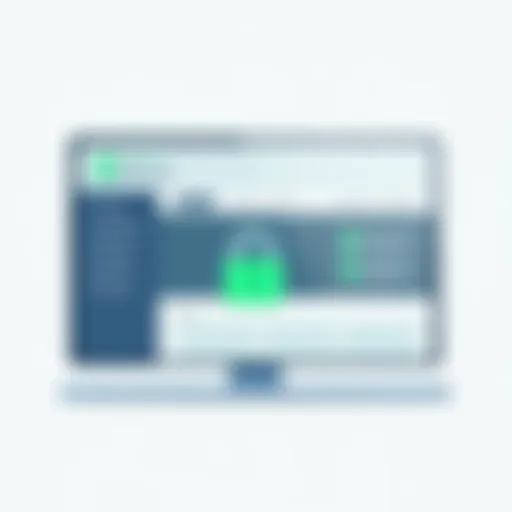 User Interface of Backup Software User interface of a backup software application showcasing features