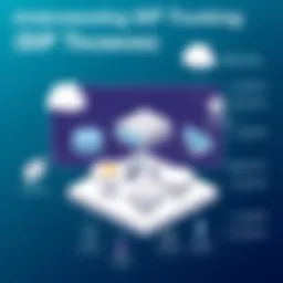 SIP trunking architecture diagram illustrating connectivity and components