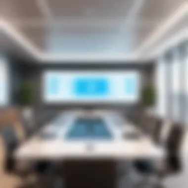 Integrated Conference Room Technology Conference room equipped with video conferencing technology