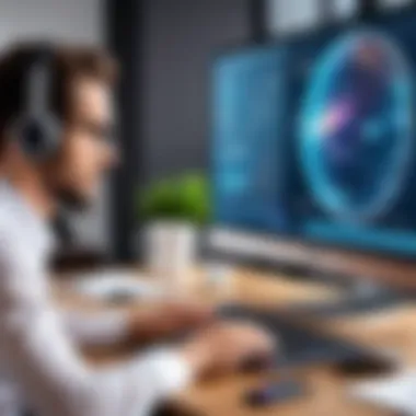 Effective Communication Techniques in Virtual Meetings A virtual meeting showcasing effective communication techniques