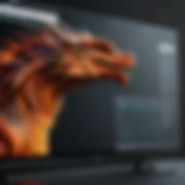 Interactive Interface of Dragon Dictate Overview of Dragon Dictate interface