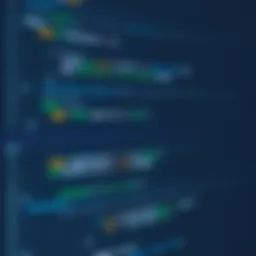 A minimalist code editor interface showcasing syntax highlighting and line numbers