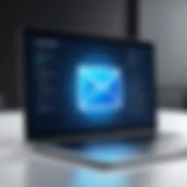 Secure Email Interface A secure email interface showcasing protection features