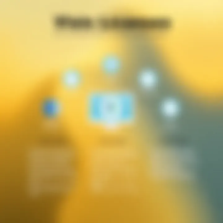 Visual representation of Visio license types