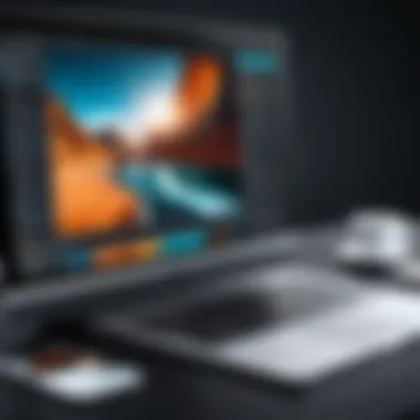 Slideshow Creation Tool Interface Creative design interface showcasing slideshow creation