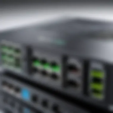 Advanced features of a network switch