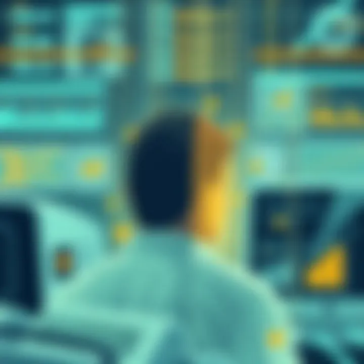 A conceptual illustration of consumer behavior analysis in commerce