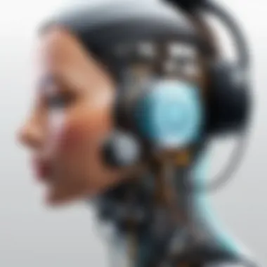 Automation through Voice Interfaces Conceptual image showcasing automation facilitated by voice interfaces