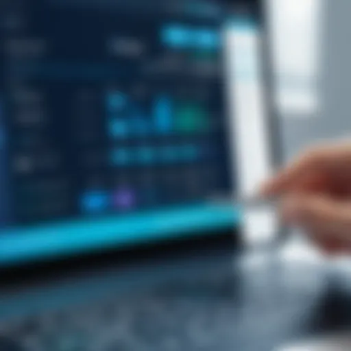 Visual representation of healthcare payment software interface