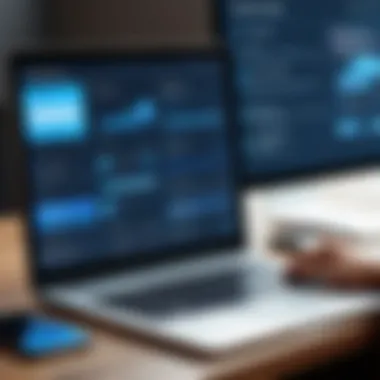 Features of Low-Cost Applicant Tracking Systems A digital interface showcasing various applicant tracking system features
