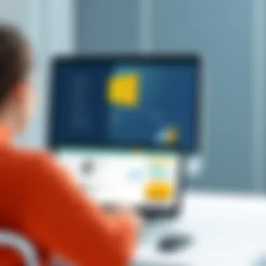 Innovative interface of Microsoft HR software showcasing user-friendly design