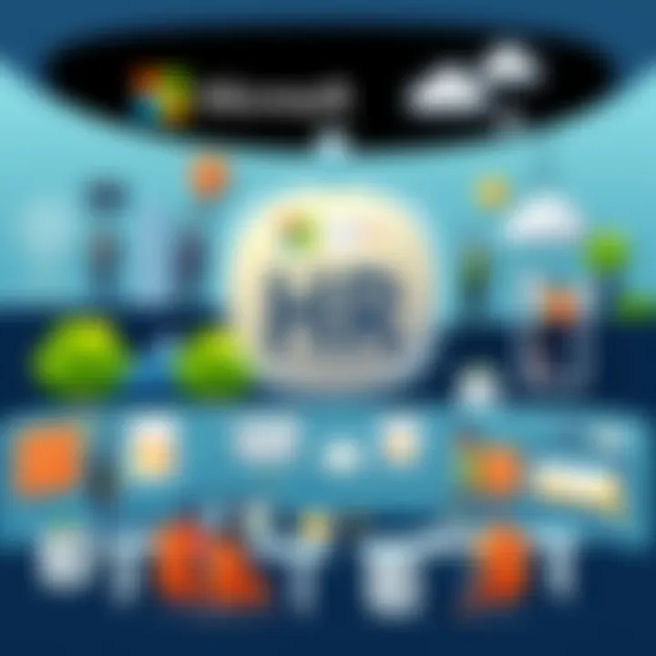 Diverse organizational settings benefiting from Microsoft HR software