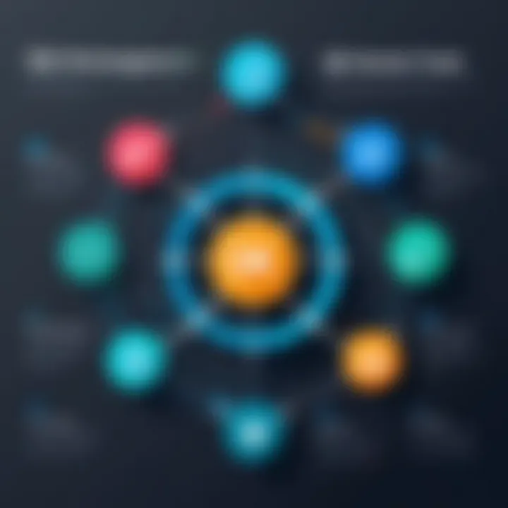 An infographic illustrating different types of QA management tools available in the market