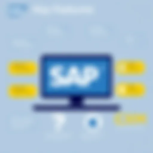 Key Features of SAP CXM Visual representation of SAP Customer Experience Management features