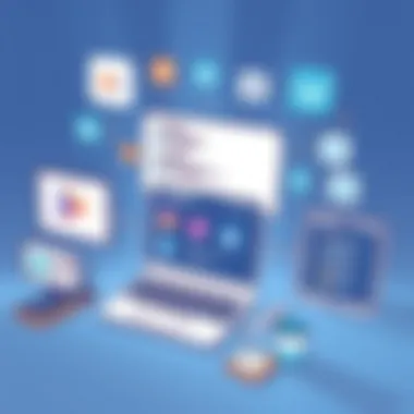 Visual representation of engagement tools available in Sprout Social