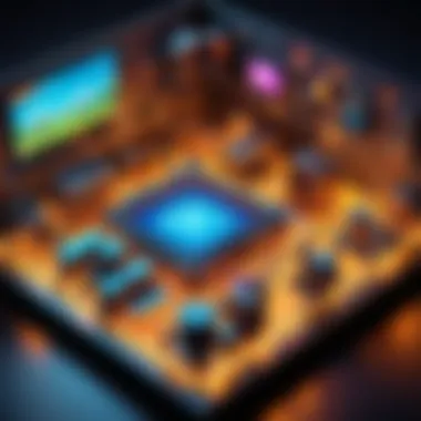 Creative Game Scene from Free Software A vibrant scene from a game created using free game maker software, highlighting creativity.