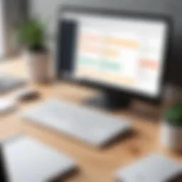 User interface of Glofox desktop application showcasing scheduling tools