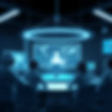 Future of Educational Technology A futuristic representation of technology enhancing learning experiences.