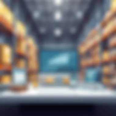 A graphical representation of inventory management