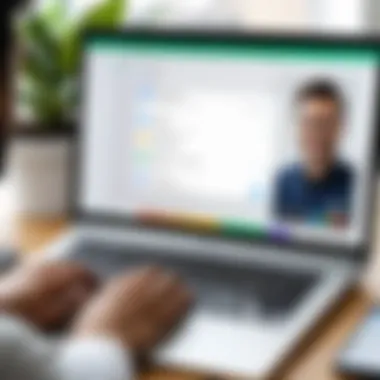 Google Webex App Interface Interface showcasing Google Webex app features
