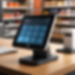 Overview of Square Retail POS interface showcasing key features