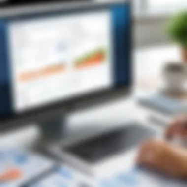 Real-Time Budgeting Insights with Intacct Dynamic budgeting dashboard showcasing real-time analytics.