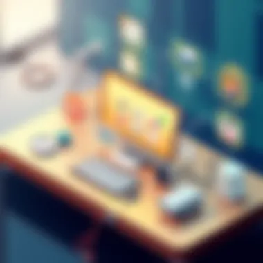 Integration with Educational Systems Visual representation of integration between exam builder software and educational systems.