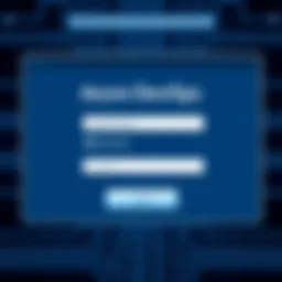 Login screen of Azure DevOps showcasing the authentication options available.