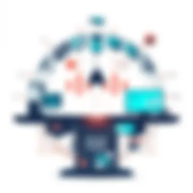 Visual representation of integrated Cisco technologies enhancing business operations