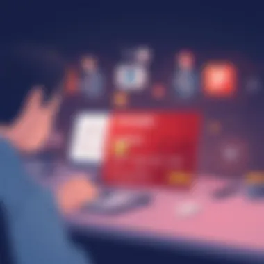 Illustration of freelancers using the Payoneer Prepaid Mastercard for transactions