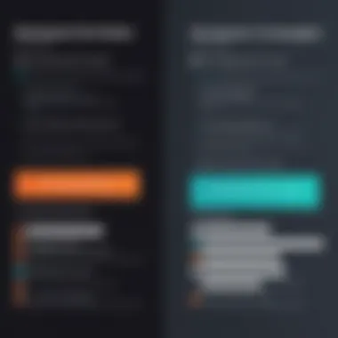 Infographic comparing pricing models of Pluralsight and Coursera