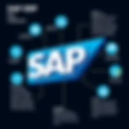Visual representation of SAP ERP features
