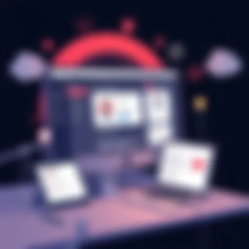 Smhack user interface showcasing team collaboration tools