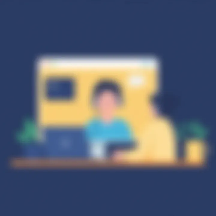 Customer Support Experience with TidyCal Illustration of user customer support experience with TidyCal