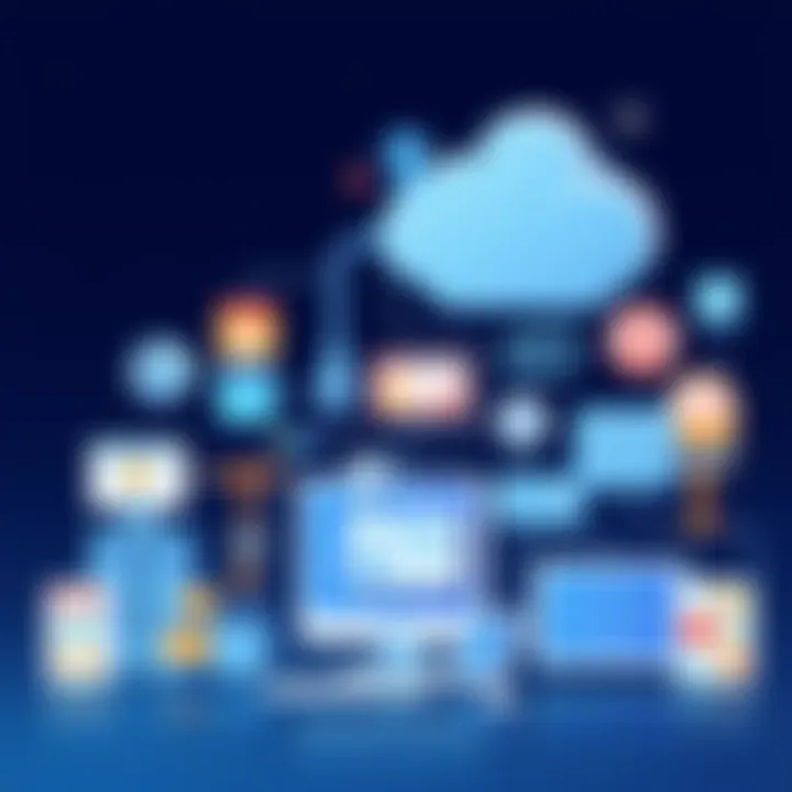 A visual representation of industry applications of content management systems