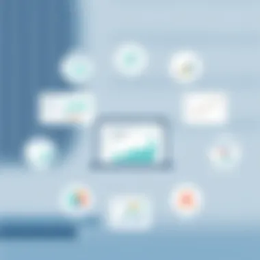 Infographic displaying various tools used in digital analytics