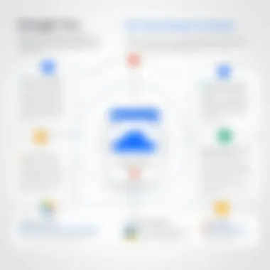 Infographic showing user scenarios for Google Voice