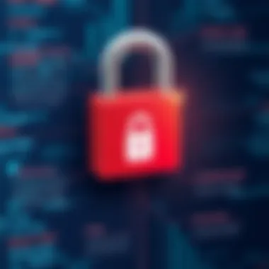 Illustration of password security features in LastPass