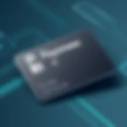 Detailed view of the Payoneer Prepaid Mastercard showcasing its design